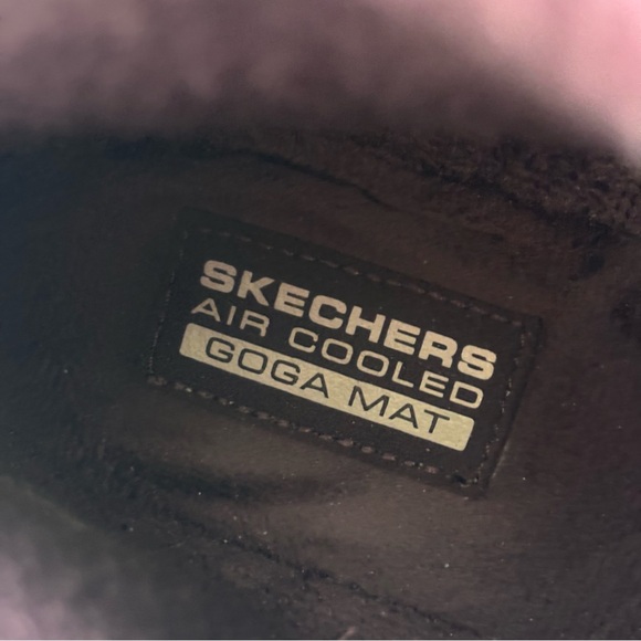 Skechers Ankle Boots Leather Lightweight Slip-On Comfy Booties Burgundy Size 10 - Picture 14 of 16